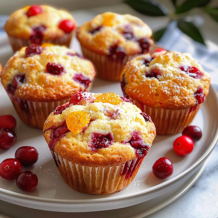 The Best Orange Cranberry Muffins Recipe…
